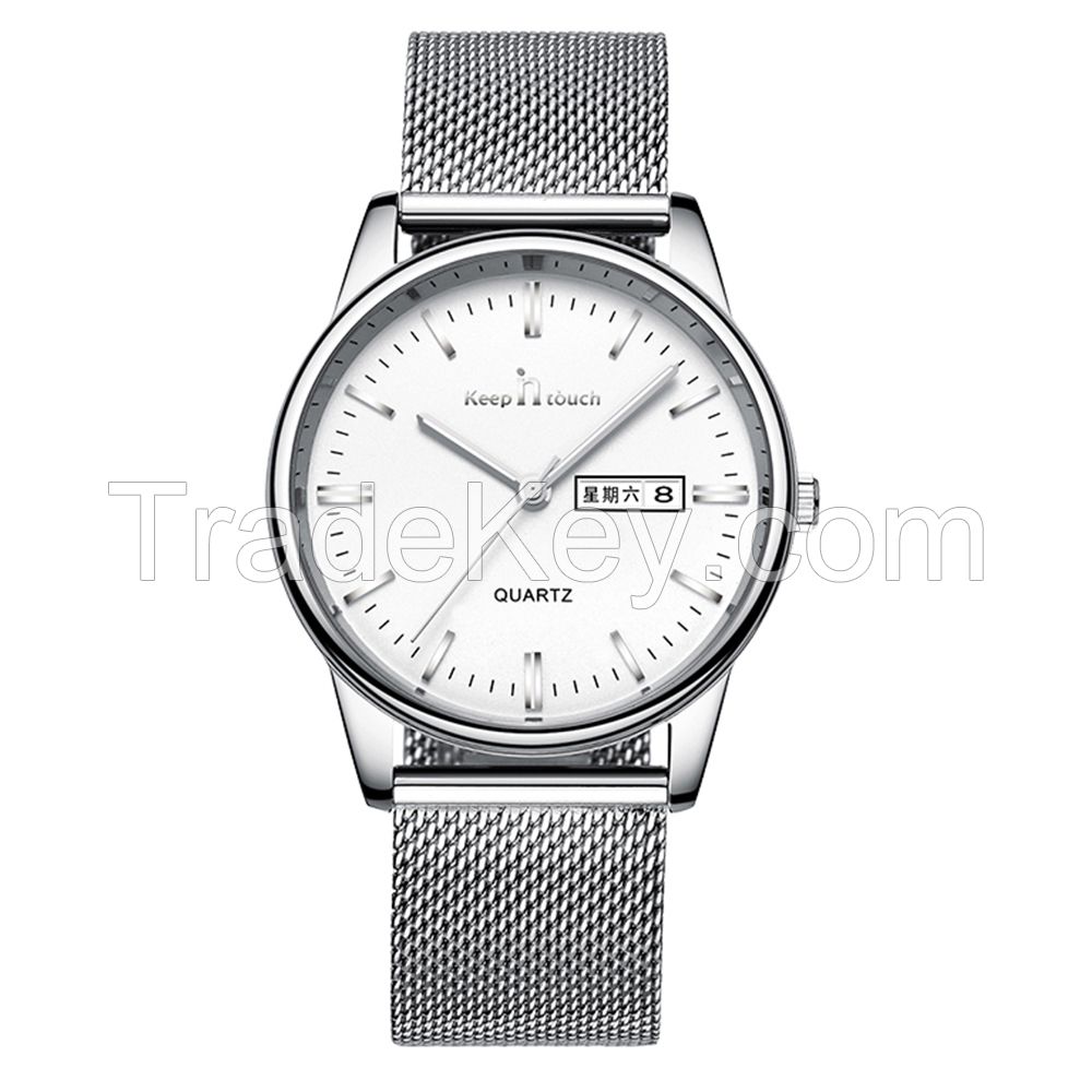 manufacturer simple style watch custom logo men high quality quartz luxury minimalist wristwatch