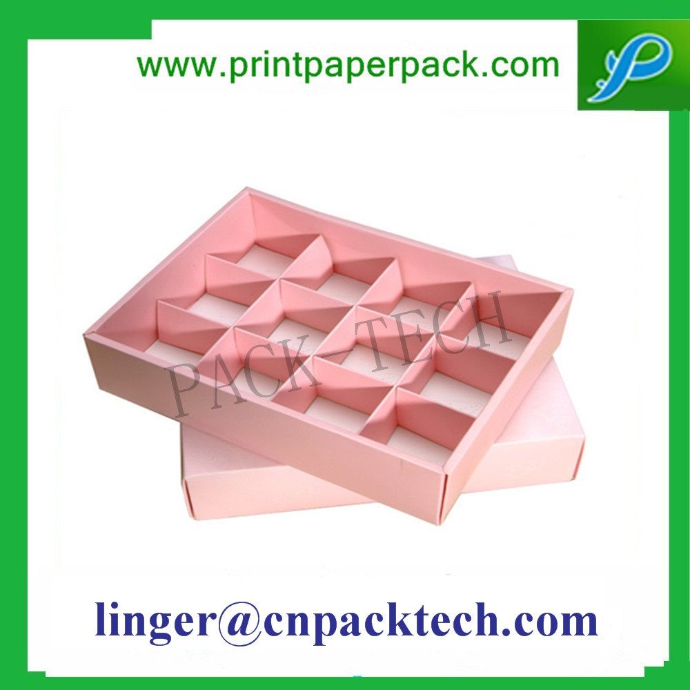 Customized Food Grade Chocolate Gift Box with Vacuum Tray