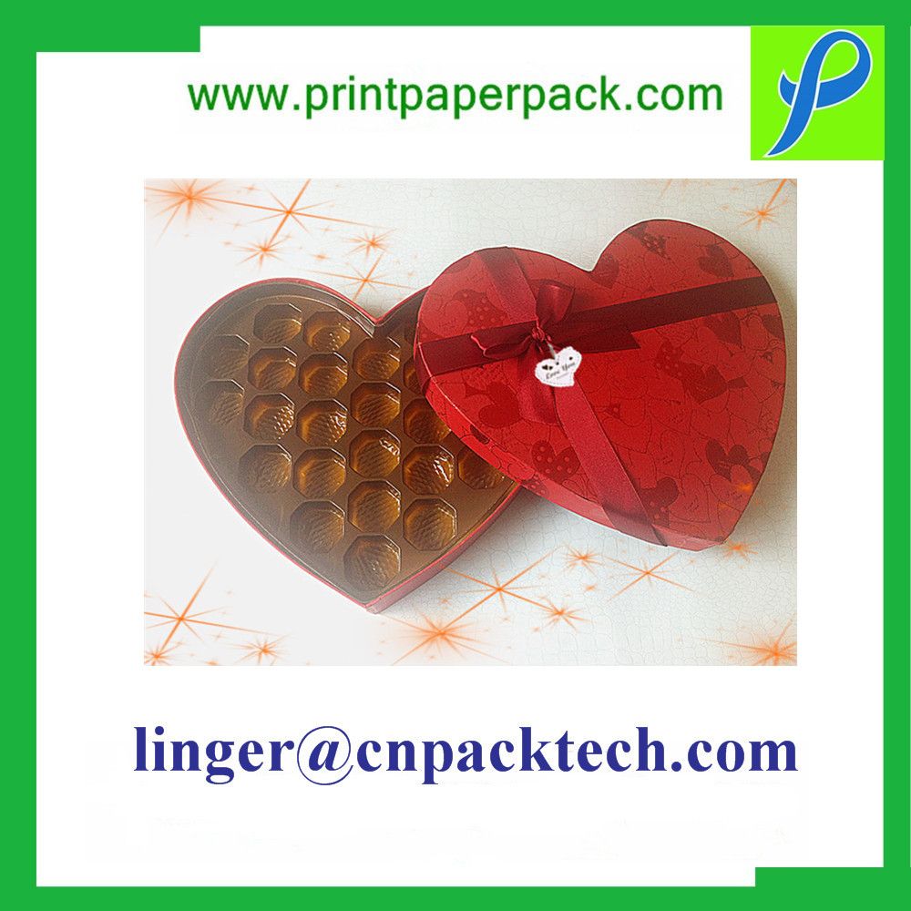 Customized Food Grade Chocolate Gift Box with Vacuum Tray