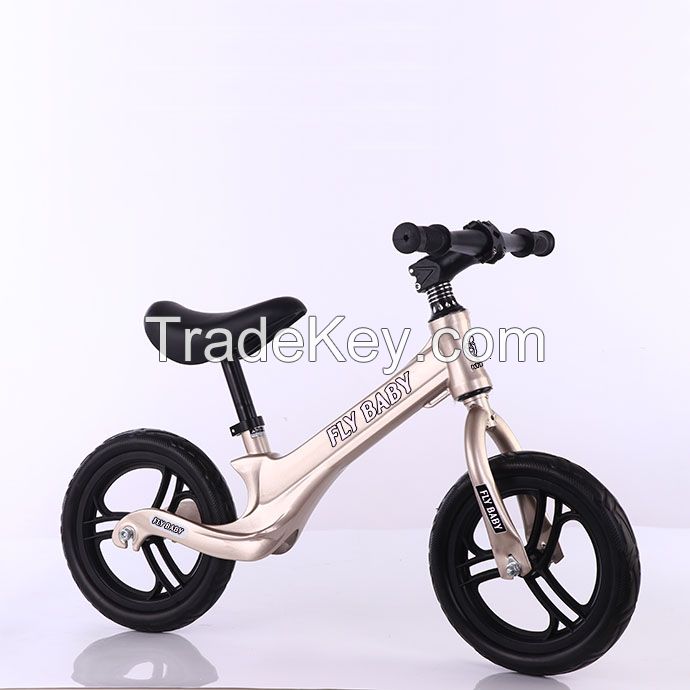 Magnesium Ally Frame Kids Balance Bike Without Pedal