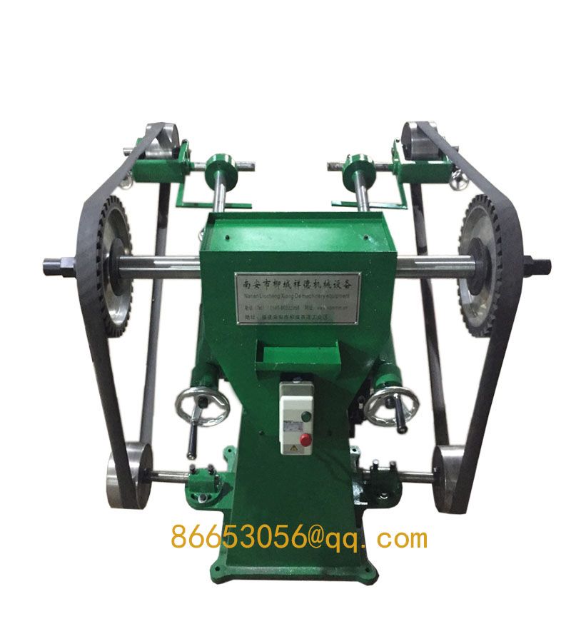 Metal fittings faucet valve sanding belt polishing machine