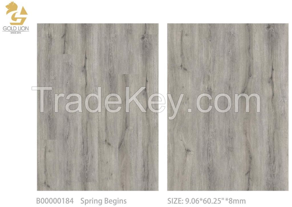 SPC vinyl flooring B184 Spring Begins 9.06&quot; * 60.25&quot;