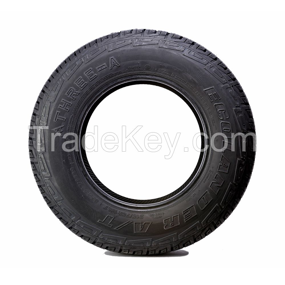 three a car tyres 