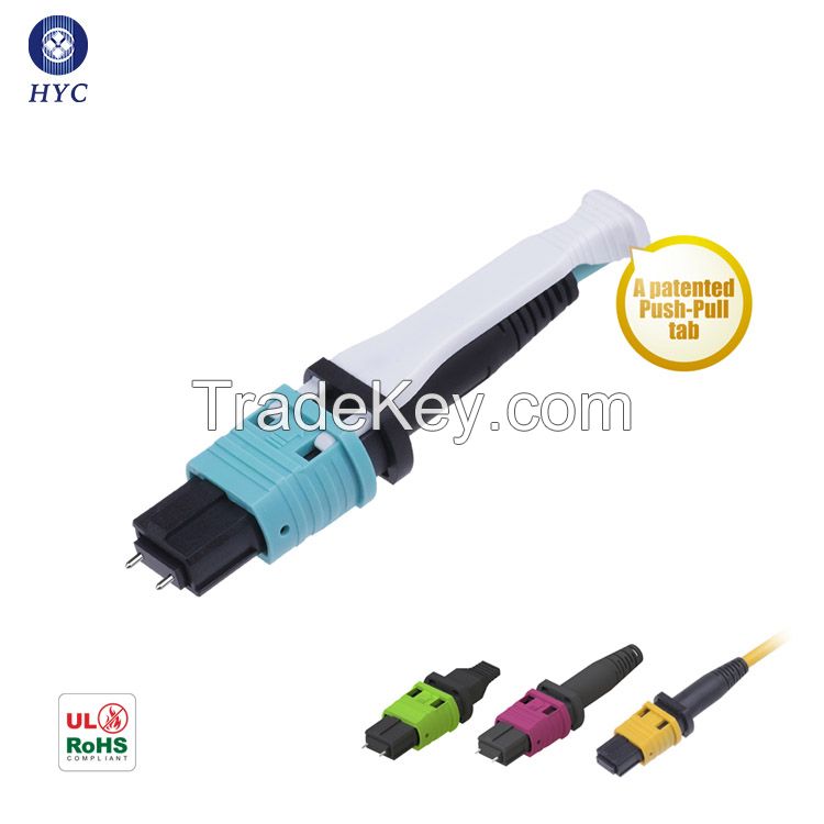 MPO/MTP Connector 16 32 Fiber Optic Patch Cable HYC Manufacturer