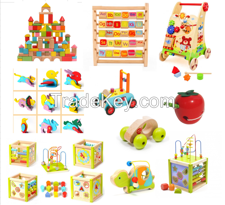 educational wooden toy beads