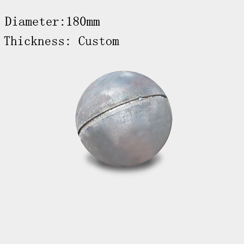 Manufacturers wholesale diameter 180mm hollow iron ball iron hemispher