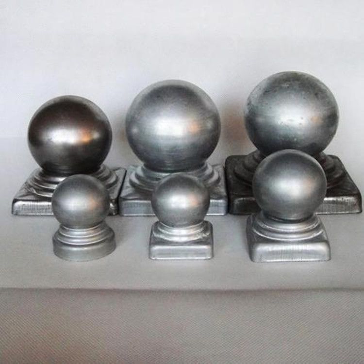 Galvanized steel metal cheap round /square fence post caps