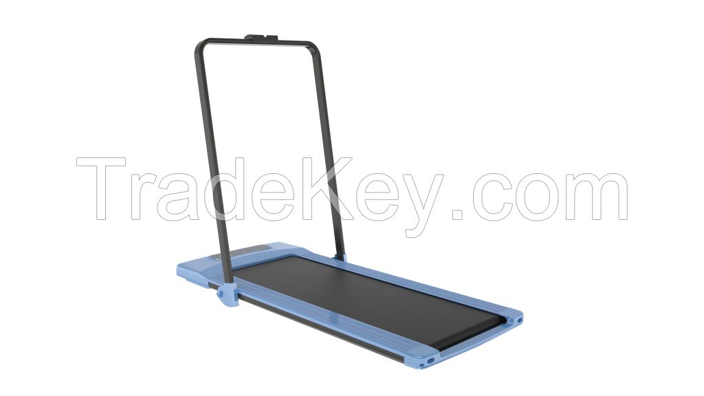 Foldable flat treadmill of brushless motor