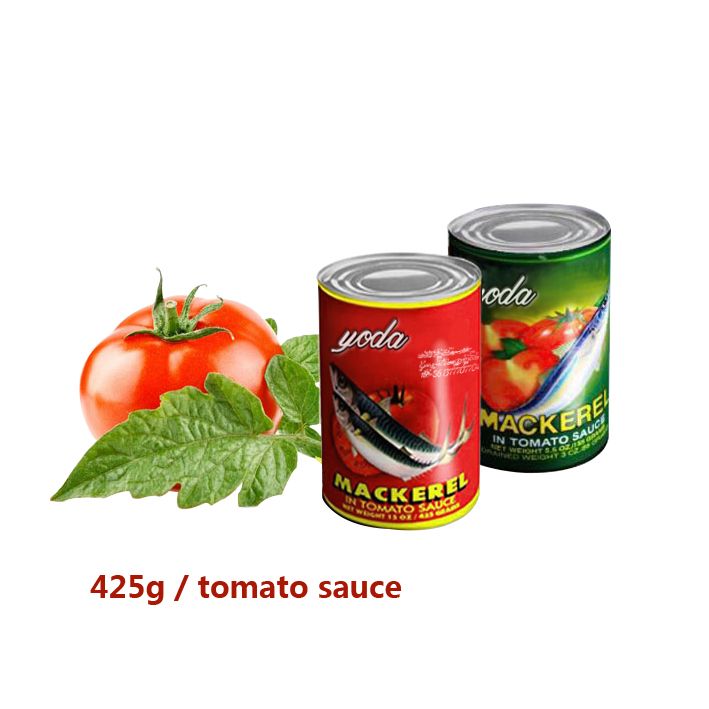 canned mackerel in tomato sauce 425g/255g