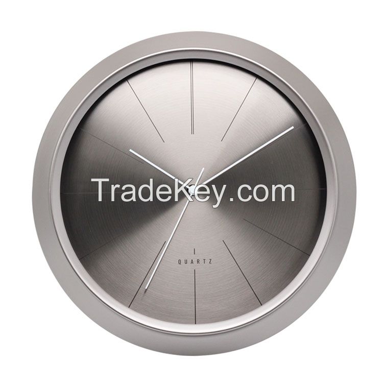 14inch Promotional Aluminum Metal Wall Clock