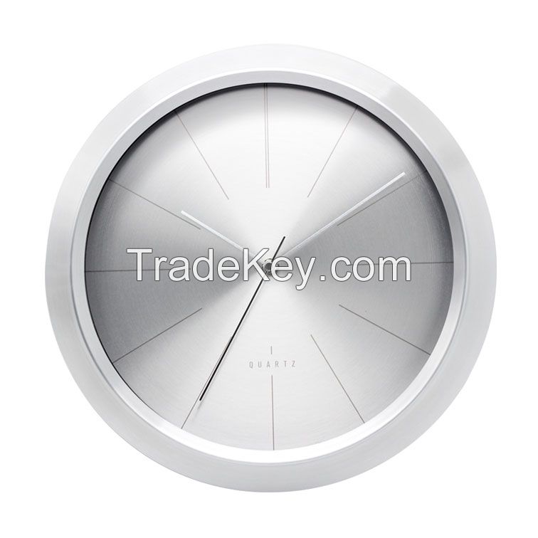 14inch Promotional Aluminum Metal Wall Clock