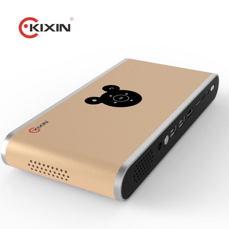 Portable Pocket Projector for Mobile Phone LED Mini DLP Projector Home Business Full HD 1080p Wireless Connection