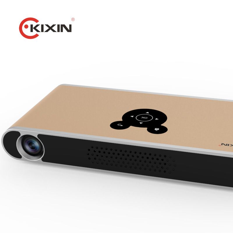 Portable Pocket Projector for Mobile Phone LED Mini DLP Projector Home Business Full HD 1080p Wireless Connection