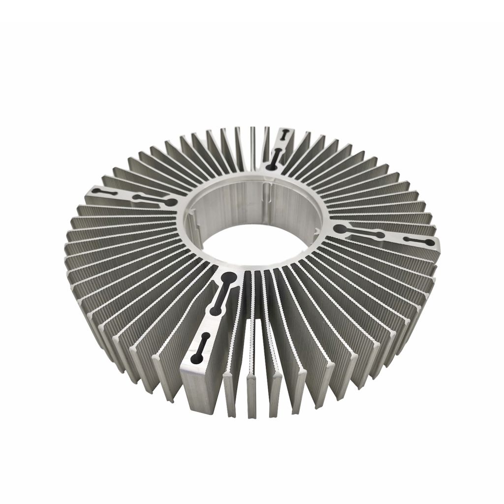 Round Extruded Aluminum Heat Sink