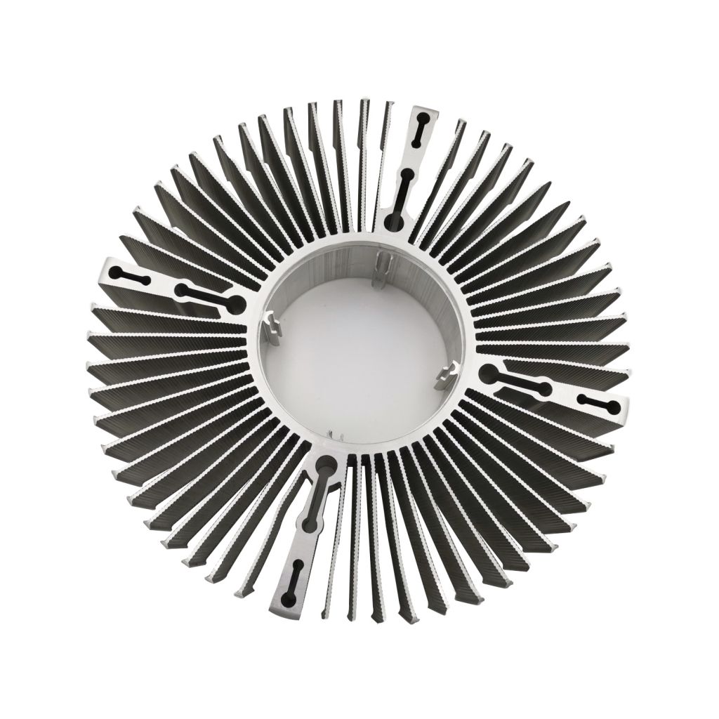 Round Extruded Aluminum Heat Sink