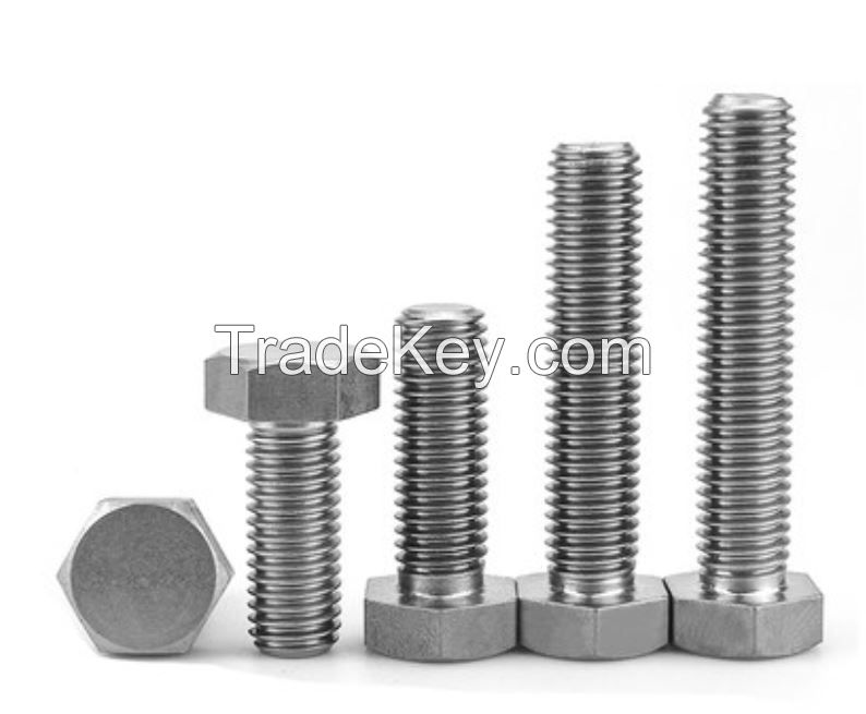 Titanium hex head bolts