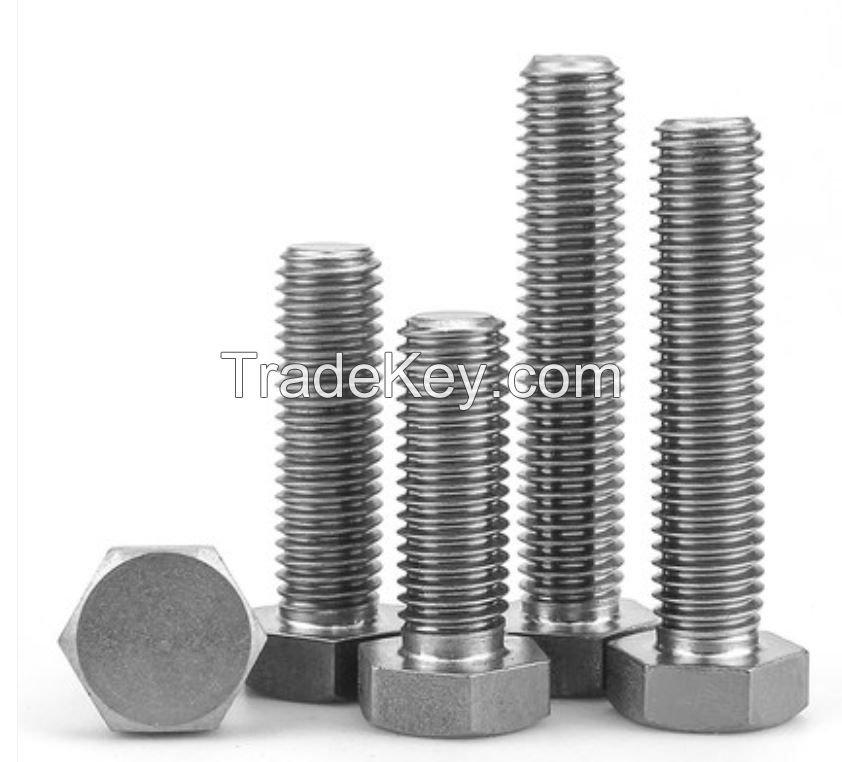 Titanium hex head bolts