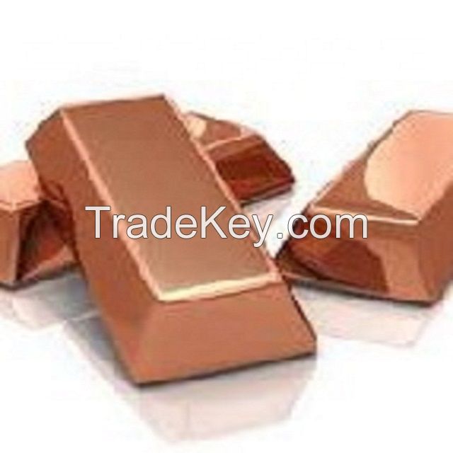 QUALITY AND SELL COPPER INGOTS/PURE COPPER INGOT 99.999%/PHOSPHOROUS COPPER INGOTS