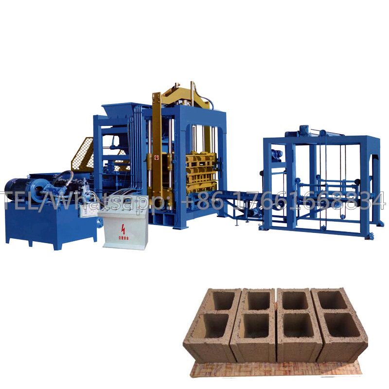 QT10-15 fully automatic concrete brick making machine