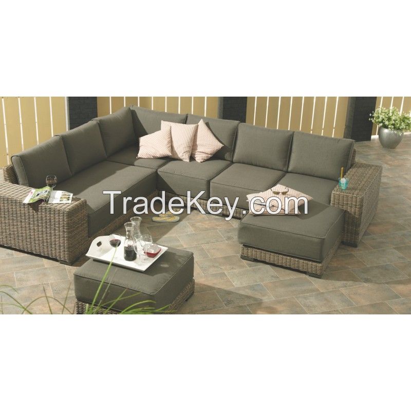 POLY RATTAN SOFA SET