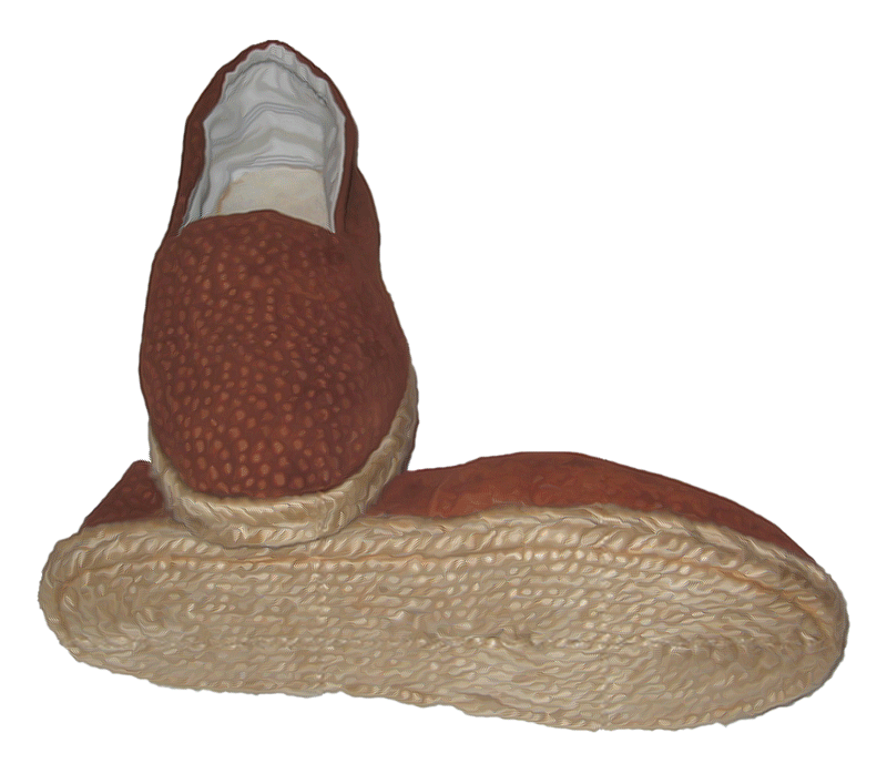 Capybara's leather espadrilles