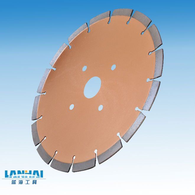 concrete cutting blade for asphalt concrete brick