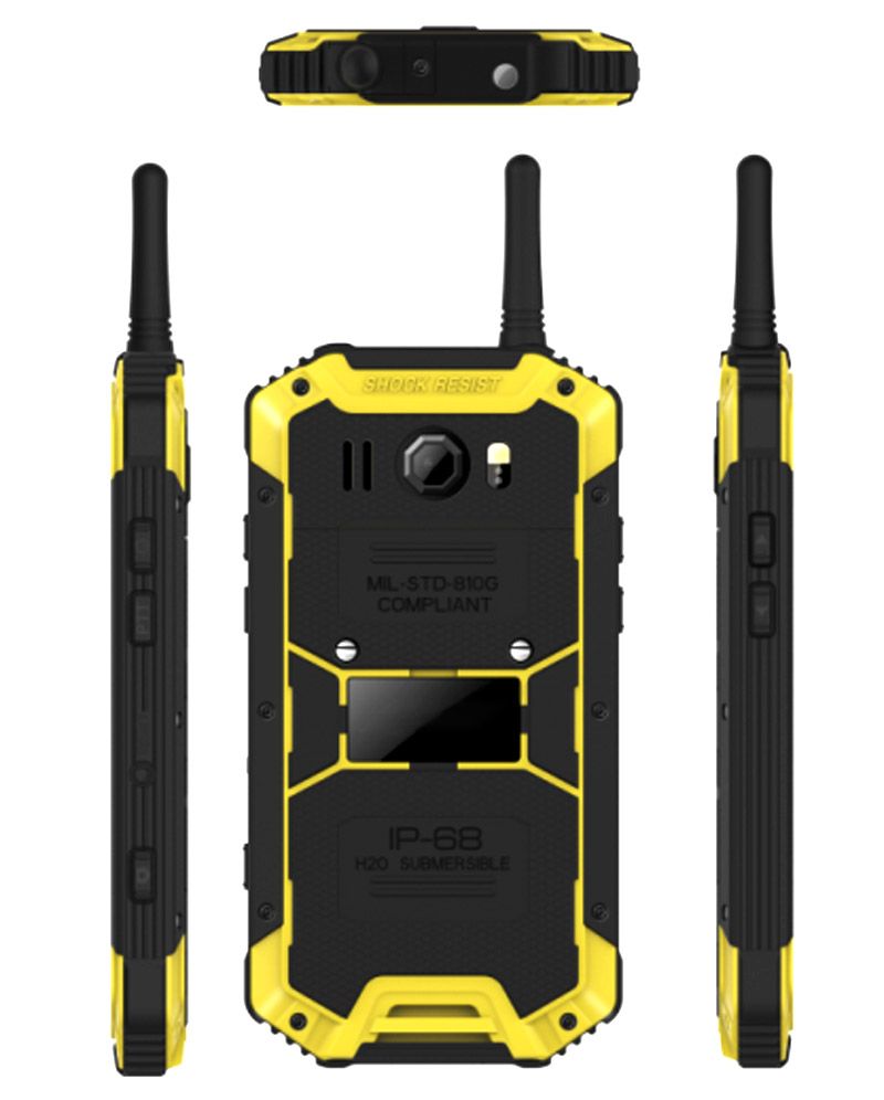 Cheapest Factory Android 7.1 Octa-core 4G Ram + 64G ROM Rugged Phone IP68 NFC Pixels Waikie-Talkie Smartphone with GPS PTT 