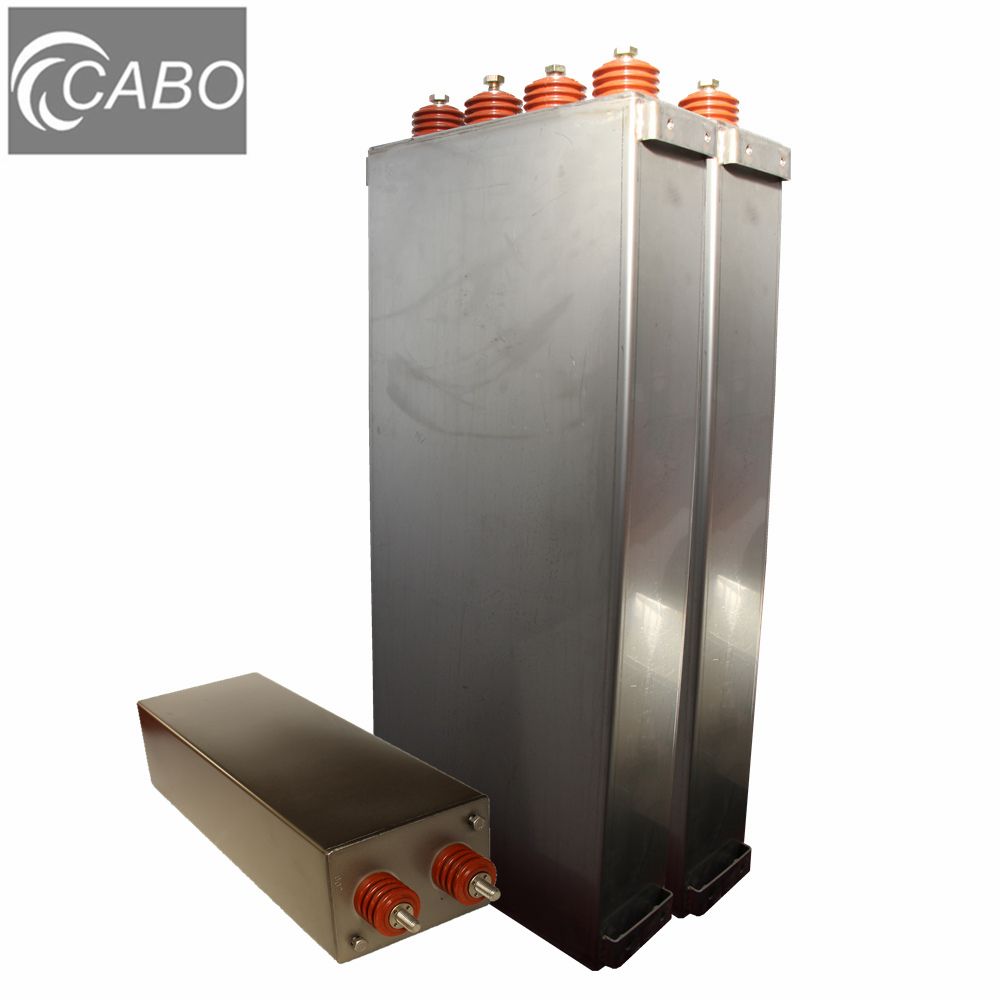 CABO MKMJ/MAM 30kV Pulse capacitor for lightning test and energy storage (10-50KuF, 3K-100KVdc, Ip=180kA max)