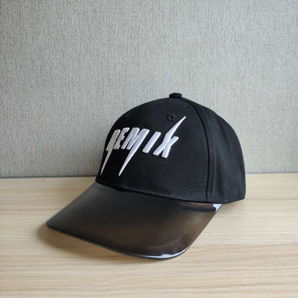 Transparent brim baseball cap