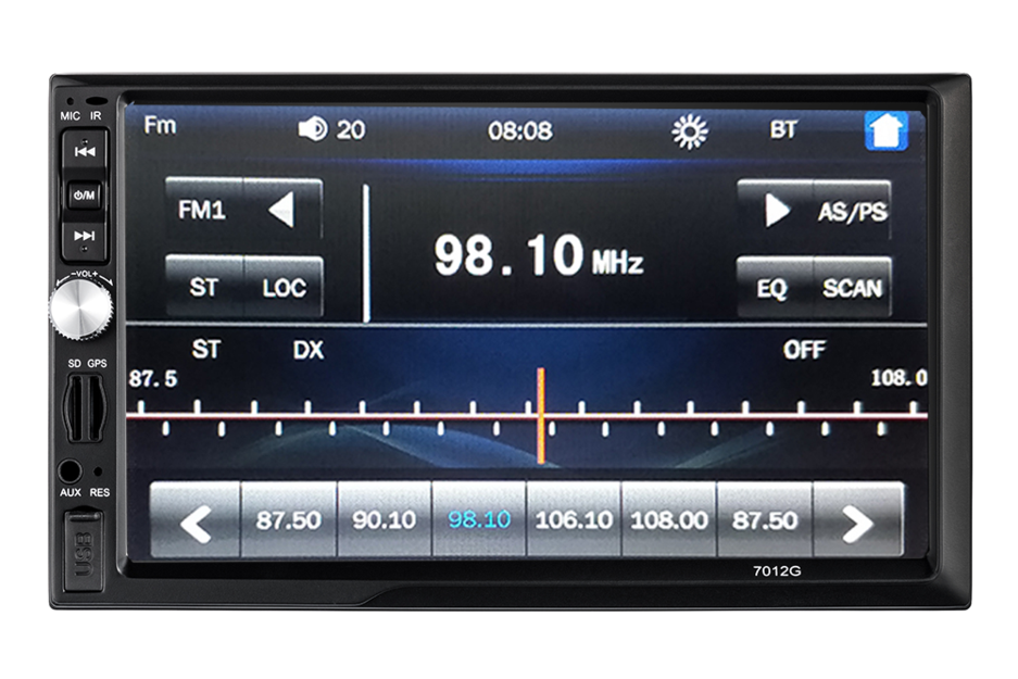 Car In Dash 2 Din 7 Inch Stereo Navigation FM Bluetooth Player