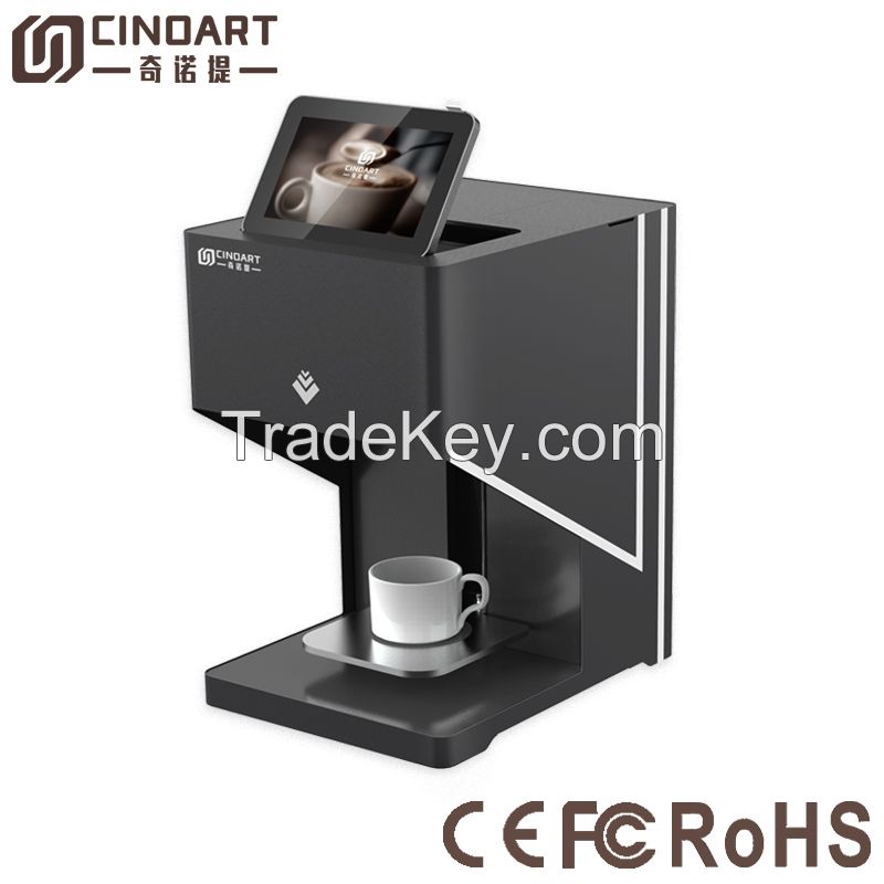 latte art coffee printer 3D coffee printer for coffee cookies