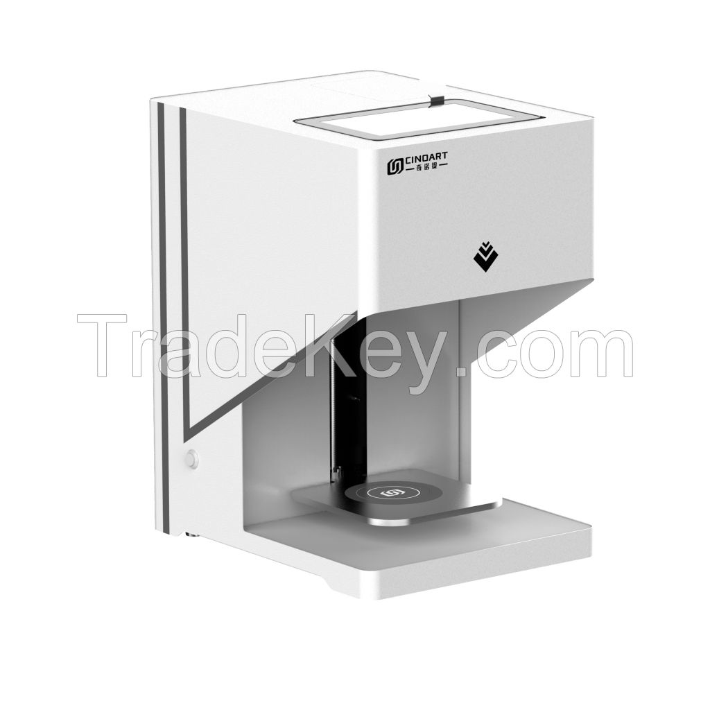 latte art coffee printer 3D coffee printer for coffee cookies