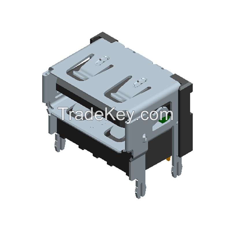 Shenzhen fabricate PCB connector USB Type A USB2.0 Accessories