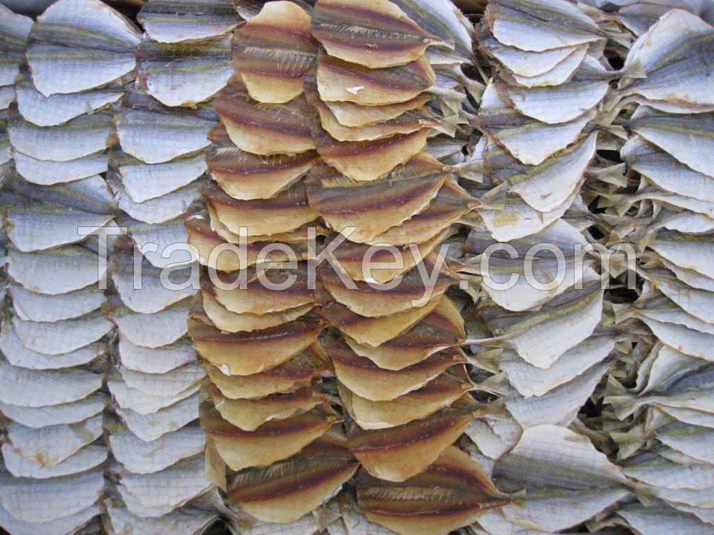 Dried Yellow stripe trevally fillet