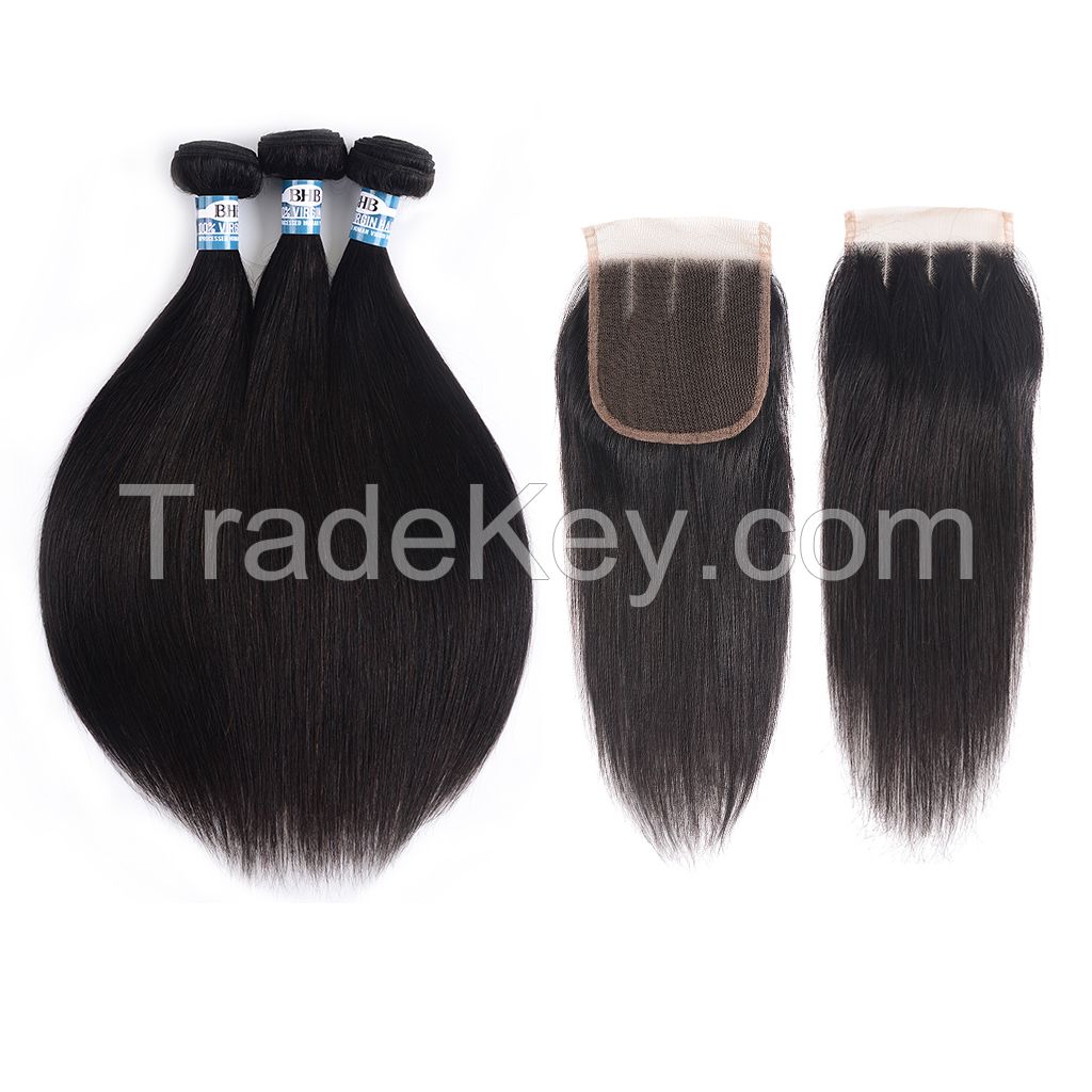 Brazilian Straight Hair Bundles Combo