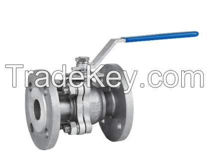 2-PC flanged ball valve