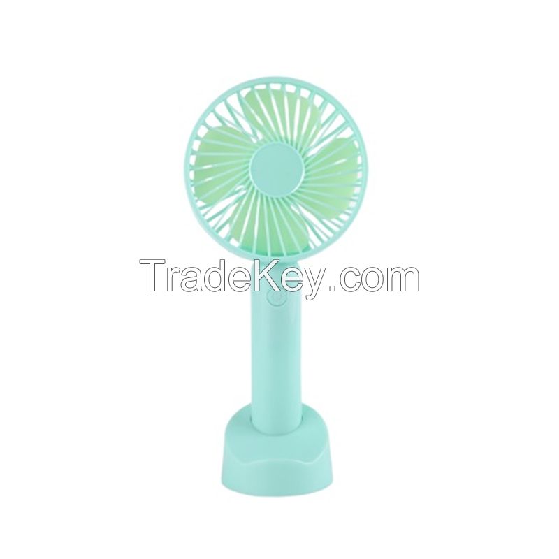 Portable Table Electric Rechargeable Folding Mini USB Fan with Power Bank, hold type mini fan