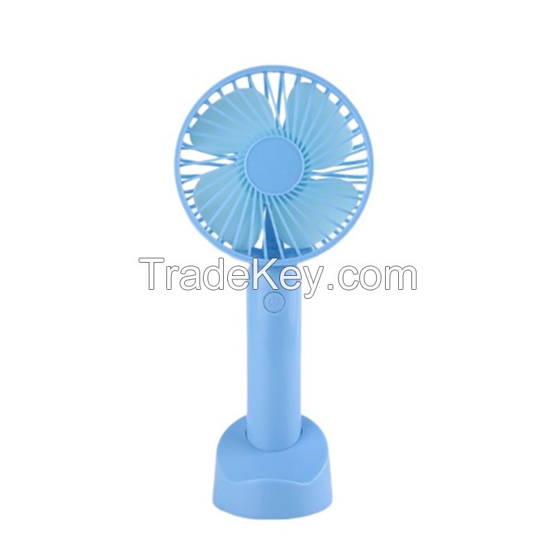 Portable Table Electric Rechargeable Folding Mini USB Fan with Power Bank, hold type mini fan