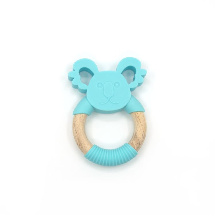 Wholesale Customized Baby Chewable Silicon Ice Cream Teether Bpa Free Teething Toys 