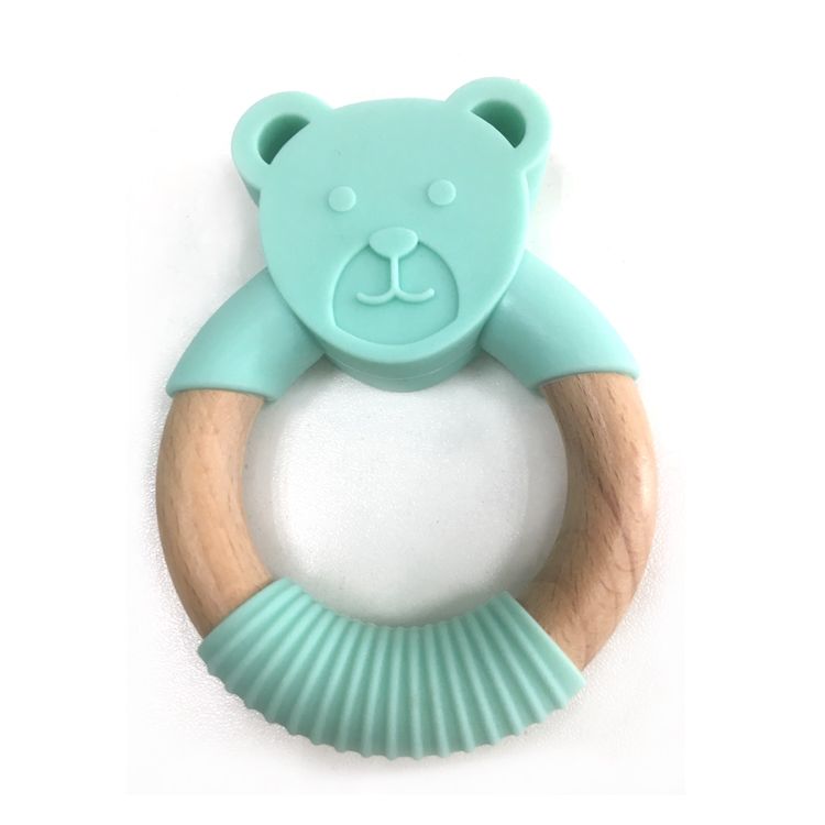  BPA Free Food Grade Custom Made Silicone Baby Teethers