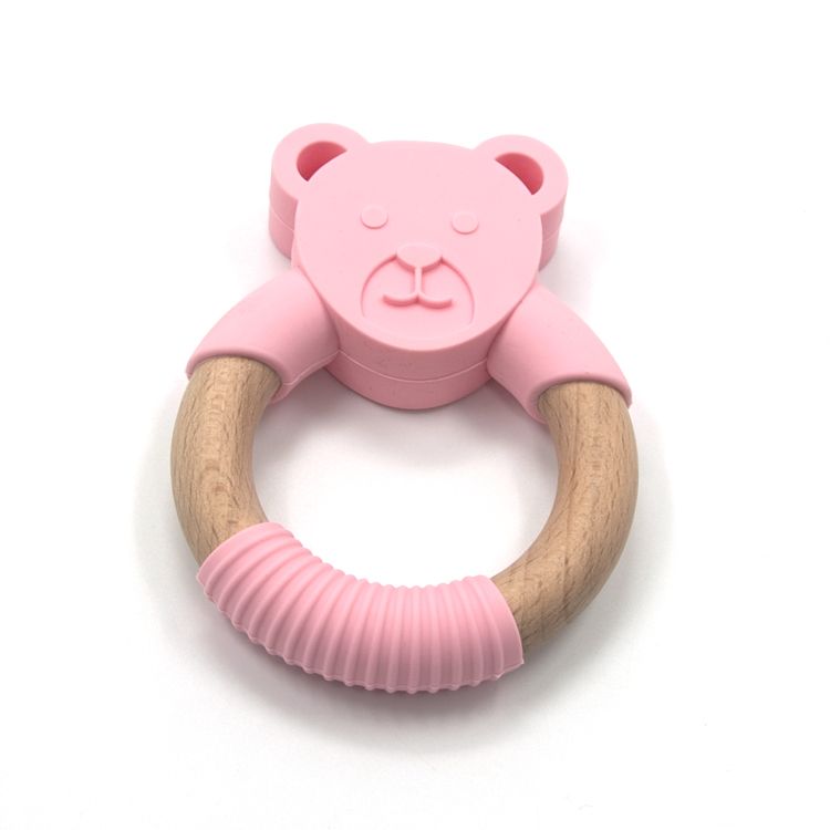  BPA Free Food Grade Custom Made Silicone Baby Teethers