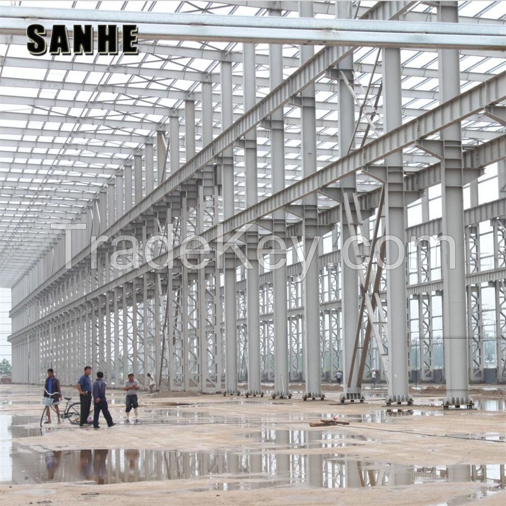 SANHE Custom Design Steel Structure workshop