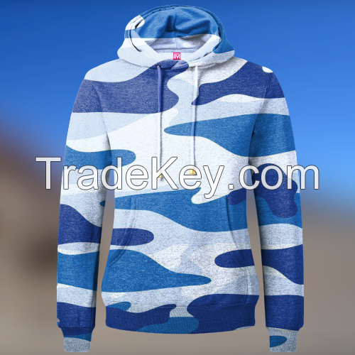 Multi color panel custom logo Fleece hoodie