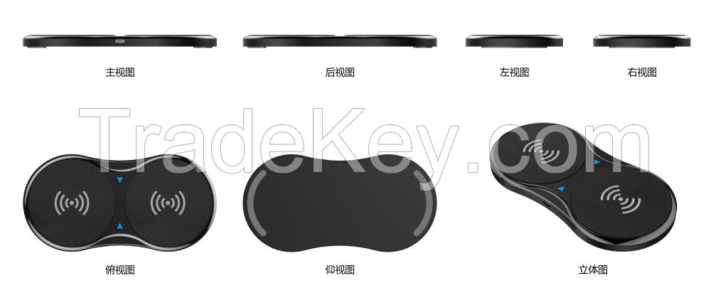 Wireless charger for mobile phones