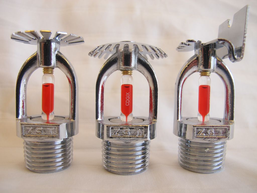 Stainless Steel Sidewall Sprinkler Heads Automatic Fire Fighting Fire Sprinkler System