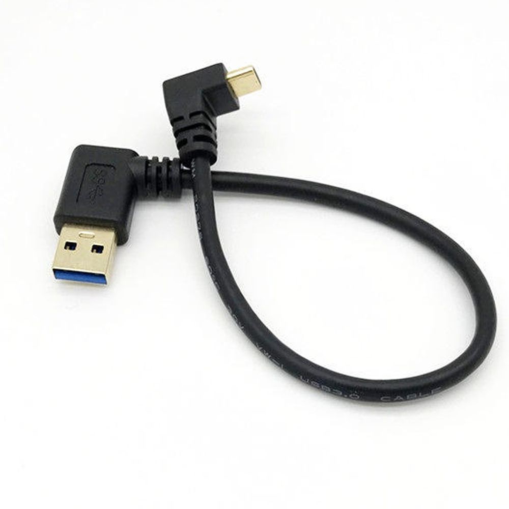 super fast charging data bulk 90 degree a to right angle usb 3.1 type c cable 