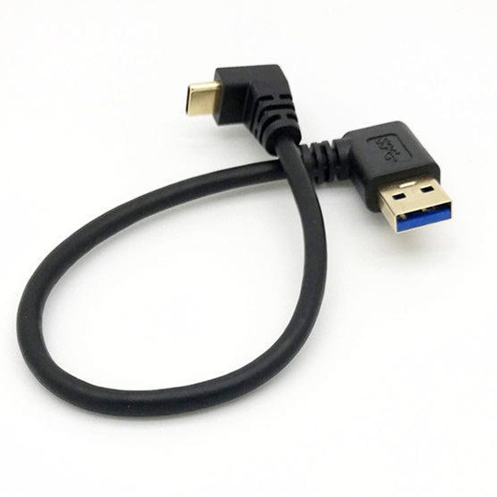 super fast charging data bulk 90 degree a to right angle usb 3.1 type c cable 