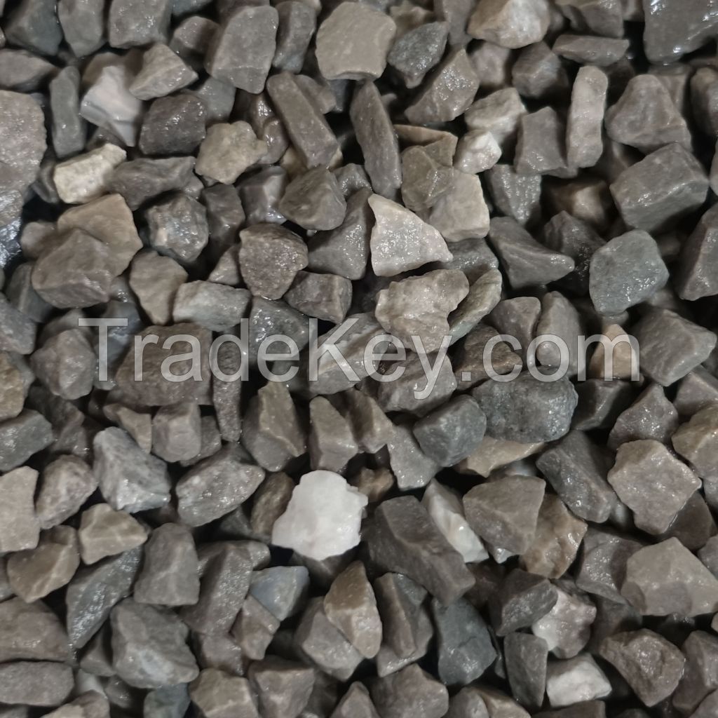 Crushed Grey Marble Stone Chips