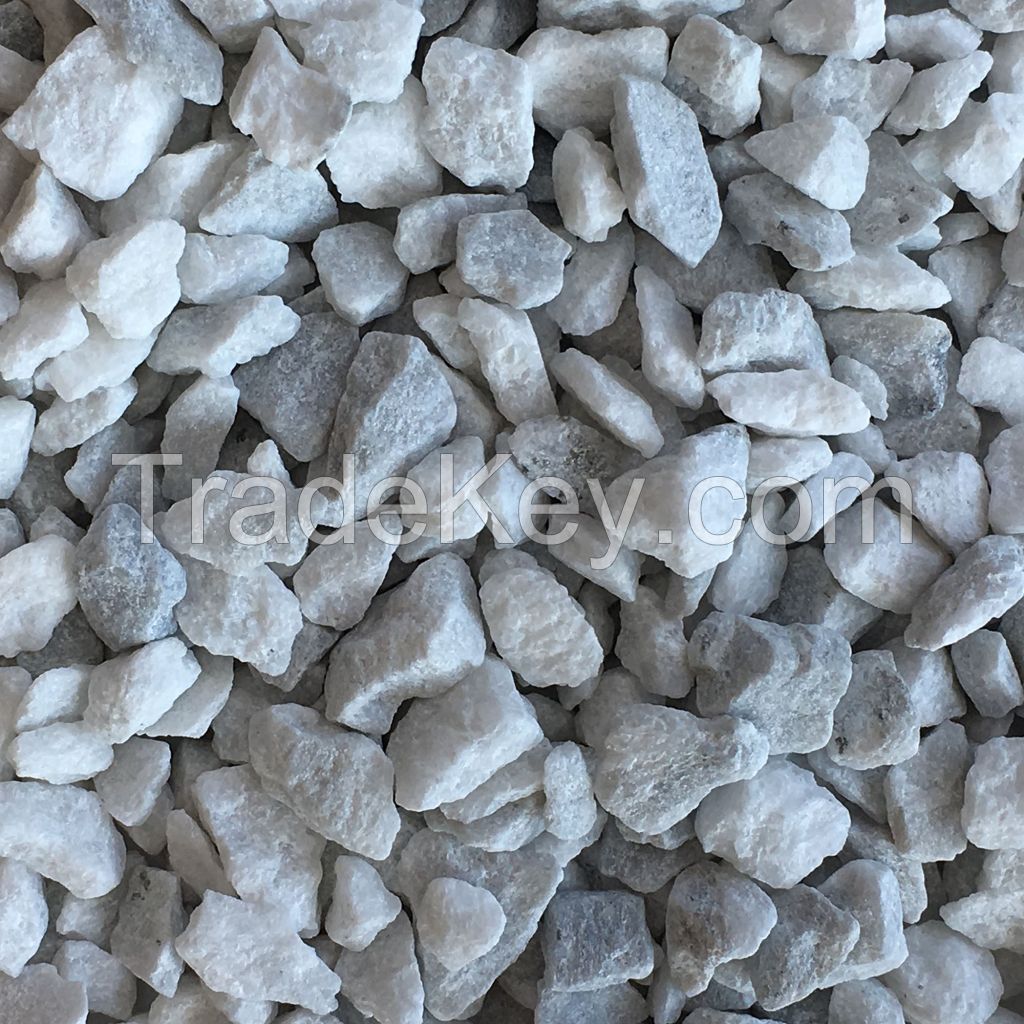 Crushed White Marble Stone Chips