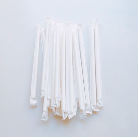 Hot Sale Good Quality Individually Wrapped White Paper Straws